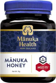 Manuka Health UMF 6+/MGO 115+ Manuka Honey (1kg), Superfood, Authentic Raw Ho...