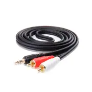 3.5mm 2 RCA Audio AUX-In Cable Cord Lead For RCA RTS7015B 37" Sound bar Speaker