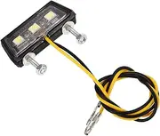WEKADRIN Motorcycle License Plate Light Assembly Compact LED Brake Light for Taillight Replacement High Brightness Illumination for Motorcycles and Motorbikes