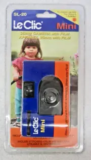 NEW Le Clic CAMERA 35mm SL-20 Mini Single Use Disposable w/ 400 FILM 27 Exp NOS