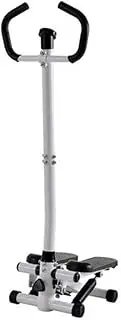 4-in-1 Fitness Stepper for Indoor Training, Mini Legs Cardio Exerciser with Resistance Bands and Handrail