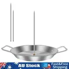 _ Stainless Steel Roasting Meat Spit Vertical Skewer BBQ Tools Grilling Rack Kit