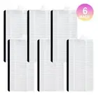 For ILIFE V3x Robot Vacuum Filter Accessory Kit with 6 Replacement Parts