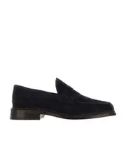 Tricker's Adam Almond-Toe Loafers 6,7 Black