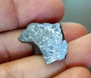 4.78 gram VACA MUERTA METEORITE - mesosiderite end cut, polished specimen
