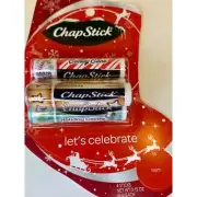 ChapStick TWO PACK - Let’s Celebrate Holiday Collection Lip Balm Gift (lot of 2)
