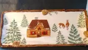 " Through The Woods" Rectangle Platter By St Nicholas Square