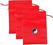EXAOMBLE 3pcs Drawstring Bag Skipping Rope Storage Belt Bulk Small Jewelry Bags Valentine's Day