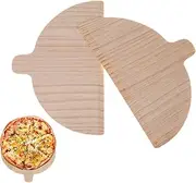 Bread Baking Slider for Pizza Ovens, Pizza Bread Transfer Spatula for Effortless and Safe Transfer of Pizza Pizza Peel Wood, Pizza Peel Made of Wood, Pizza Spatula for Transferring, Set of 2 Pizza