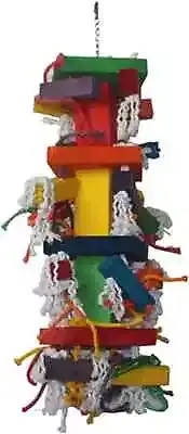 Cage Company Happy Beaks Toy Deluxe Preener Mega Block