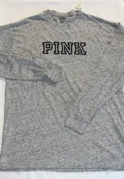 New Victoria's Secret PINK Pull Over (XS) Logo Tee NWT