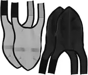 MOTHNUR 2 Pairs Shatterproof Hair Shoe Covers Boot Covers Reusable Shoe Coverings Reusable Shoe Covers Shoe Covers Reusable Booties for Shoes Covers Reusable Non Slip Shoe Covers