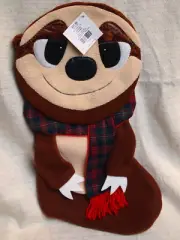 Felt Sloth with Scarf Christmas Stocking from Hobby Lobby