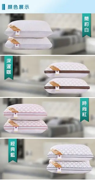大升級7星級飯店抗菌防蟎枕頭 (2折)