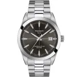 【TISSOT 天梭 官方授權】GENTLEMAN 矽游絲 80小時動力 機械錶 男錶 手錶 畢業(T1274071106101)