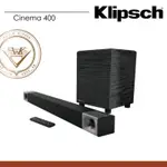 KLIPSCH CINEMA 400 SOUNDBAR 2.1聲道 無線超低音聲霸 家庭劇院組