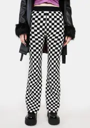 Night On The Move Checkered Pants