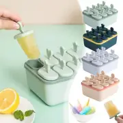 8 Pack DIY Maker Mold Block Pole Frozen Mould Ice Cream Popsicle Tool NEW