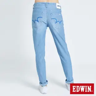 【EDWIN】男裝 JERSEYS 迦績EJ6超彈EDGE錐形牛仔褲(重漂藍)