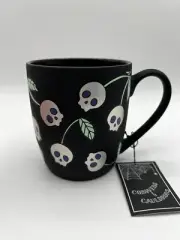 COBWEBS & CAULDRONS HALLOWEEN SILVER SKULL CHERRYS! Spooky Season Red Matte