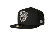 Black Panther Face Symbol Color Block New Era 59Fifty Fitted Hat