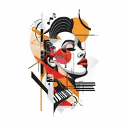 Abstract Face Canvas Print