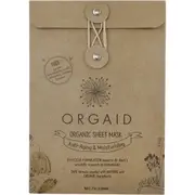Orgaid Organic Sheet Mask Anti-Aging & Moisturizing 24ml (Pack of 4)