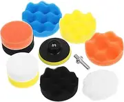 TINEASUR 1 Set Automotive Buffing Pads Polishing Sponge Kit for Electric Drill for Car Washing Waxing Paint Restoration User Friendly Safe for All Paint Types