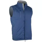 New Zero Restriction Kiley Reversible Water Repellent Vest Indigo Blue Men's L