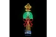 Christmas LED Motif Lamp Post 170x50cm Indoor Outdoor Display Sign