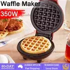 Mini Waffle Maker Home Non Stick Snacks Pancake Cake Breakfast Making Machine AU
