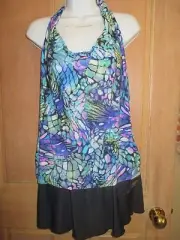 NEW MAGICSUIT 8 38 MIRACLESUIT TANKINI SWIMSUIT 2 Piece Papillion Sophie Skirt