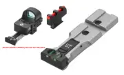 LPA "Red Dot Ready" Adjustable Fiber Optic Sight Set for Smith & Wesson WXT03F2