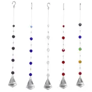 1pce Crystal Hanging Glass Suncatchers - 6 Asstd Designs