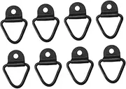 iplusmile 8 Pcs Heavy Duty V Shape Cargo Anchors Resistant Truck Tie Down Hooks for Trailers Boats and Pickups Durable Pulling Rings for Securely Fastening Goods