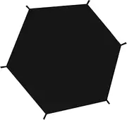 Krujecnt Trampoline Top Cover 6 FT/8 FT/10 FT/12 FT/14 FT, Trampoline Sun Shade Protection Cover, SunproofTrampoline Top Cover for 6/8 Poles Trampoline, Outdoor Sports Accessories