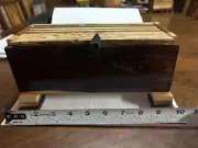 Hand Made Inlay Exotic Wood Keepsake , Trinket , Jewelry Box