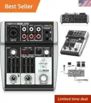 XENYX Premium 5-Input Mixer & USB/Audio Interface for Studio-Quality Sound