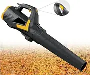 Garden Leaf Blower,Electric Leaf Blower,100% Pure Copper High Power Motor,Typhoon Level Wind Force 790m³/H,6-Speed Switch,Suitable for Town Care, Yard, Dust and Small,with Segmented Blow Duct
