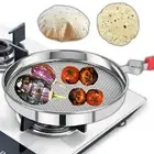 Steel Tawa Jali for Kitchen Cooking, Papad , Mesh Brinjal Roaster, Griller Roti