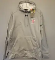 Under Armour Men's FIREBALL WHISKEY Grey Pullover Sweatshirt Hoodie Size L