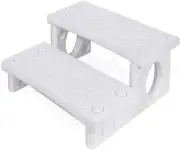 Premium Multi Purpose 2-Step Spa Hot Tub Pool RV Campers Deck Steps Lightweight