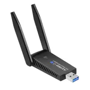 1800Mbps Dual-Band Wifi 6 Wireless Network Card USB 3.0 WIFI Dongle 2.4G+5Ghz Usb3.0 Lan Ethernet Adapter Driver Free Bluetooth5.0 Adapter for PC