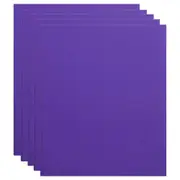 5x Marbig PE/Linen 2 D-Ring 25mm A4 Binder File Document Organiser Holder Purple