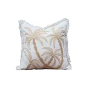 Flora Palm Tufted Cushion