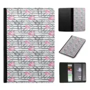 PASSPORT ITINERARY ORGANIZER|GIRL PAPERCLIPS HEART PATTERN