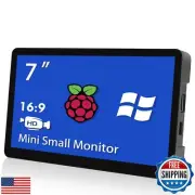 HMTECH Raspberry Pi Monitor 7 Inch HDMI Monitor 800x480 LCD Screen Display wi