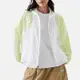 The North Face 北臉 外套 女款 運動連帽外套 防風 防曬 可打包 W 78 UPF WIND JACKET 白綠 NF0A5JXIIUE