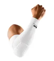 McDavid Hex Shooter Arm Sleeve, Pull-On Padded Protection, Moisture Wicking NWB