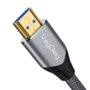 LOT=2 VegGieg V-H403 8K HDMI Cable 48Gbps 6.6FT/2M Braided Cord-4K@120Hz 8K@60Hz